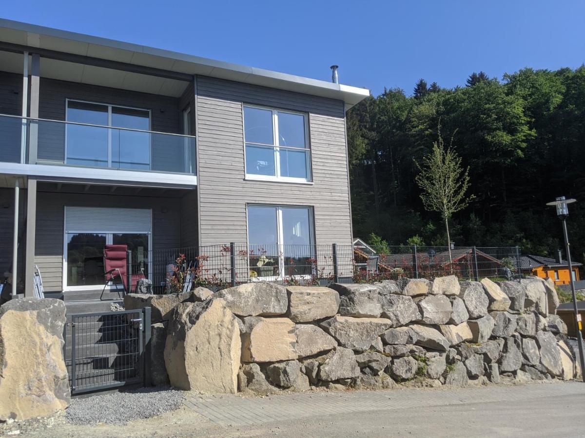 Ferienhaus Schieferterrasse - Waldsee Rieden - المظهر الخارجي الصورة